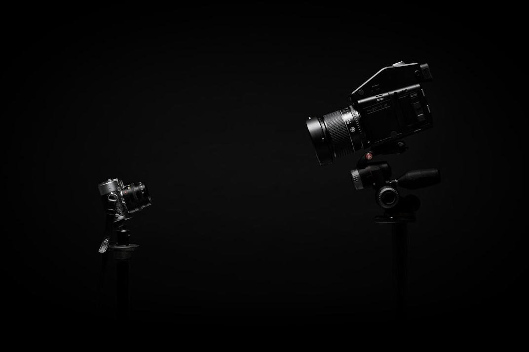 cinema camera on set