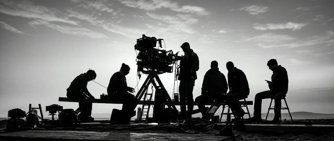 modern film set