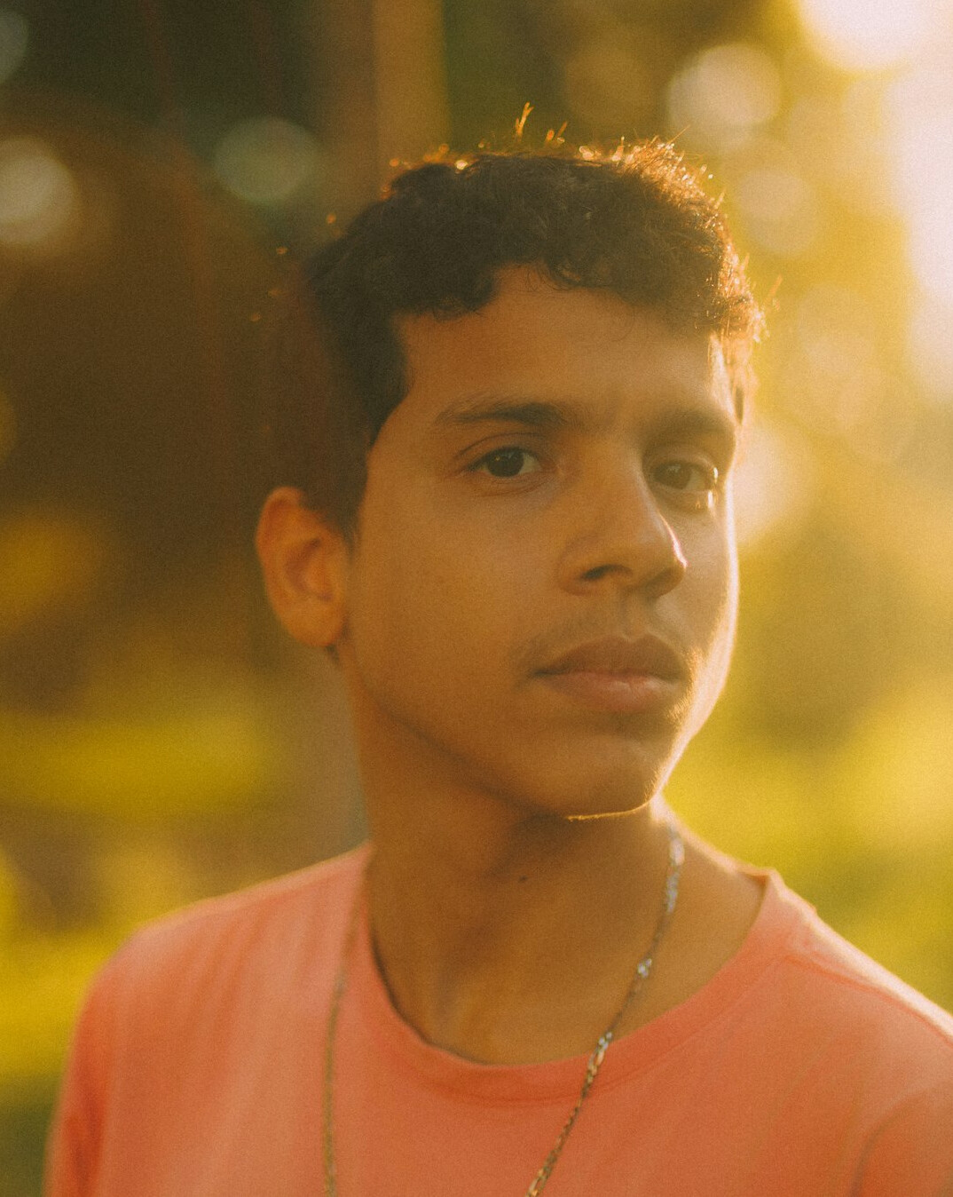 Portrait of a young man documentary filmmaker