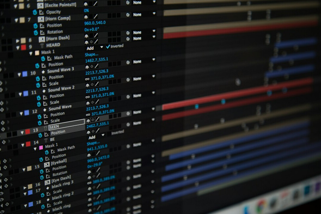 video editing timeline