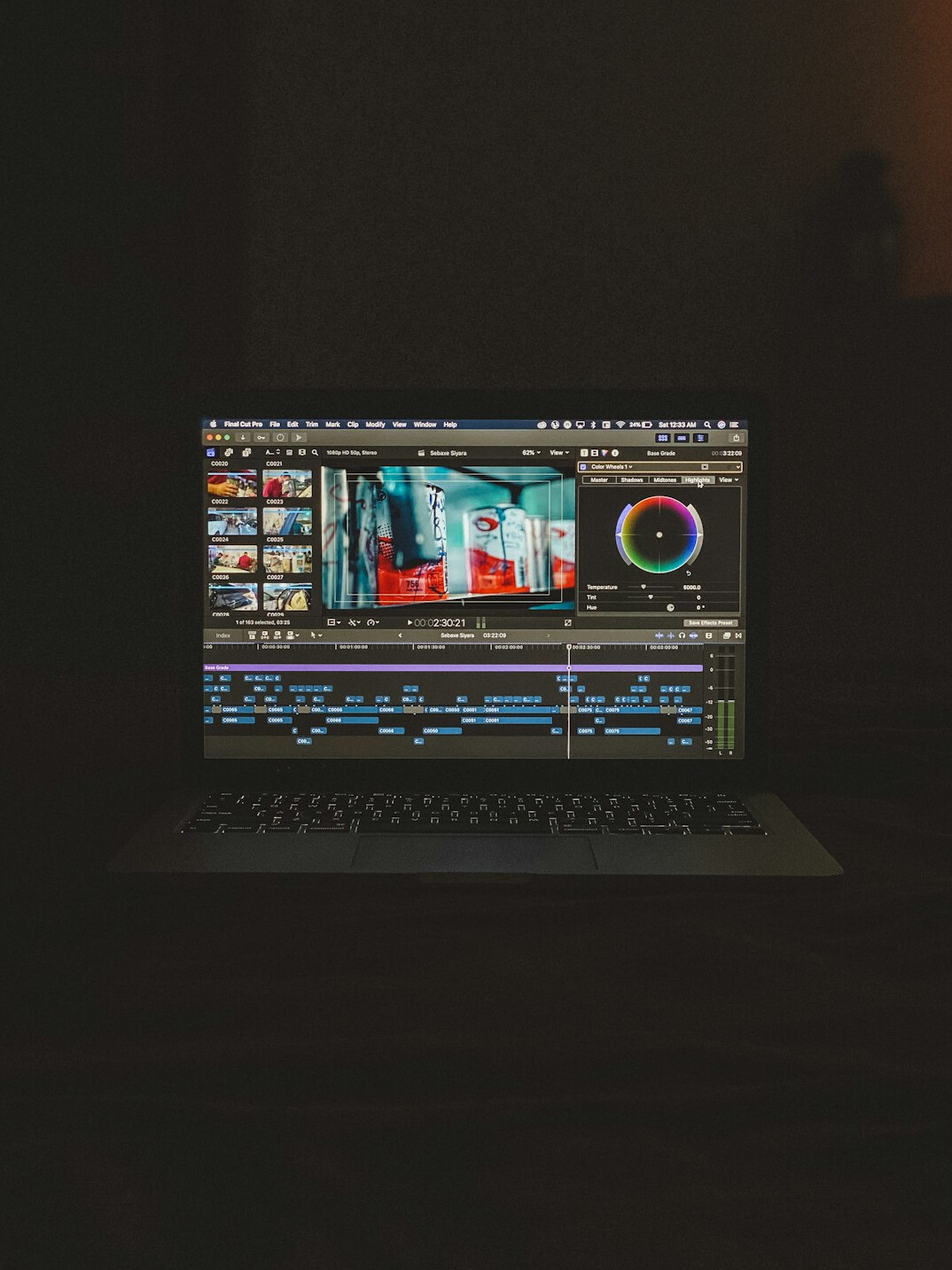 video editing workstation setup